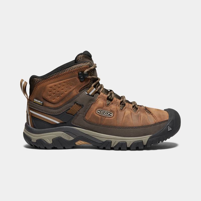 Botas De Montaña Keen Targhee III Waterproof Mid Para Hombre Marrom - Botas Keen Mexico (748129-CMZ)